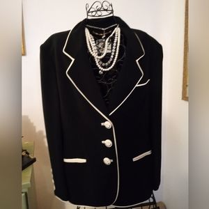 Moschino Women's Suit Jacket w/ Matching Skirt